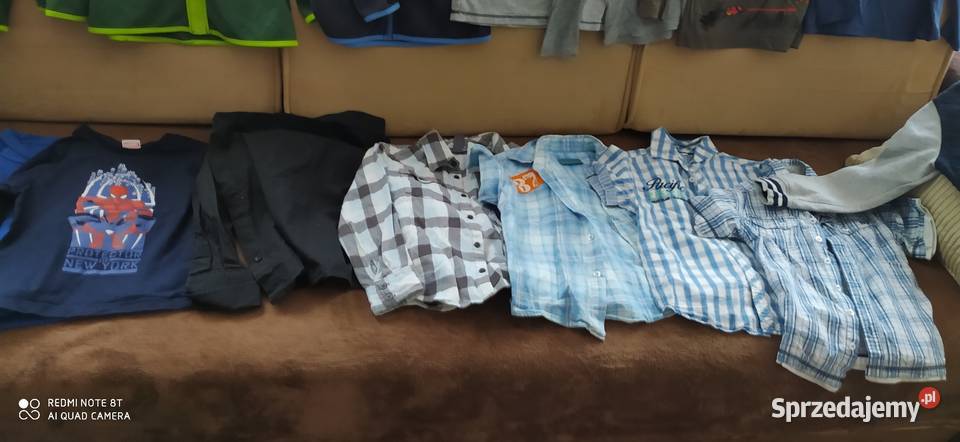 ubrania chłopięce rozmiar 110 116 paka ubrań 69