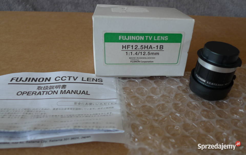 FUJINON TV LENS Obiektyw HF125HA1B nowy podlaskie Białystok