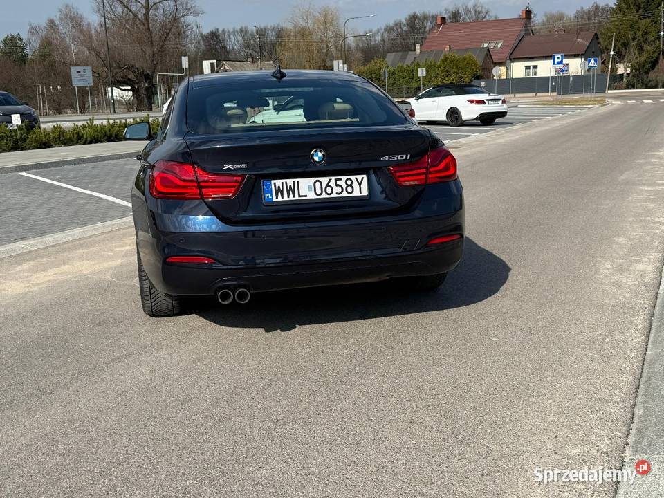 BMW 430xi xDrive Gran Coupe I 252 I F36 2019 I Rok produkcji 2019 Warszawa sprzedam