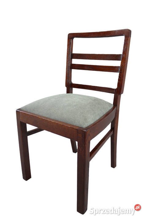 Dębowe krzesło renowacji nowe obicie antyki do Antyki, Sztuka, Kolekcje Bydgoszcz