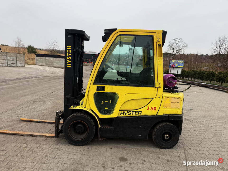 wózek widłowy HYSTER H25FT LPG Triplex 49m 25T gaz Działoszyn sprzedam