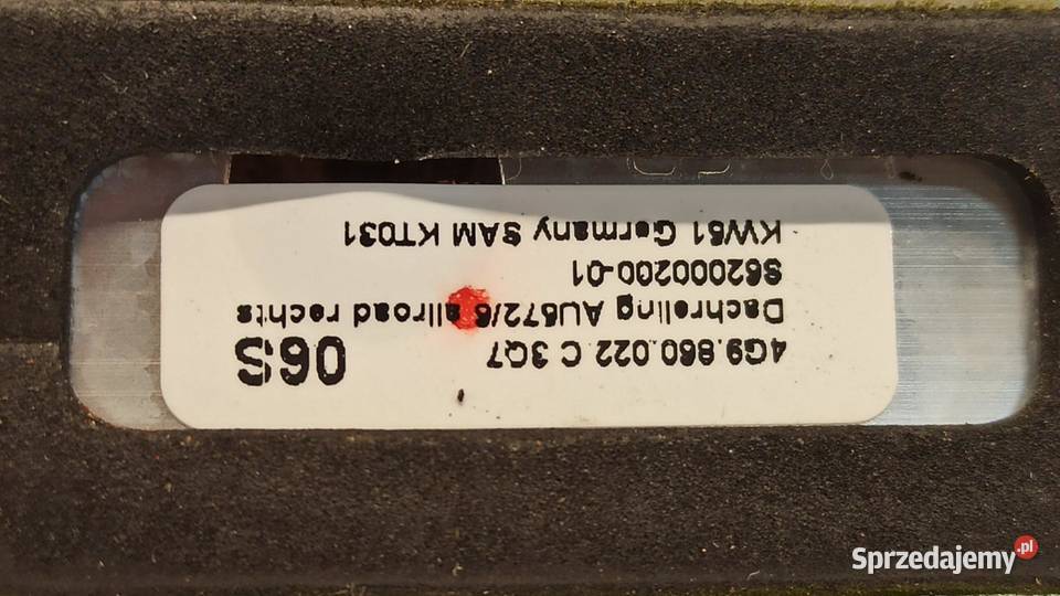 AUDI A6 C7 RELINGI DACHOWE KOMPLET 4G9860022C dolnośląskie