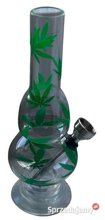 Fajka Wodna Akrylowa Transparentna z Zielonymi Ostrowy nad Okszą