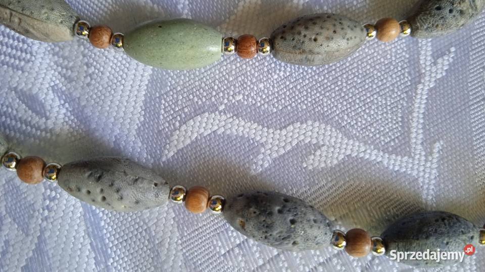 NASZYJNIK Z LAWY WULKANICZNEJ NATURE Piła