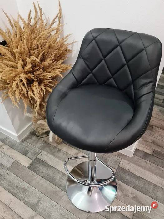 Dwie sztuki hokery skorzane Krasne-Lasocice