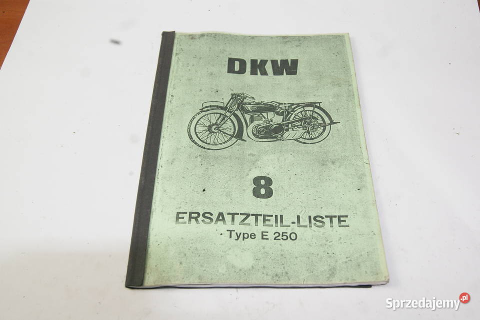 KATALOG CZĘŚĆI DKW E250 DKW E 250 Rybnik