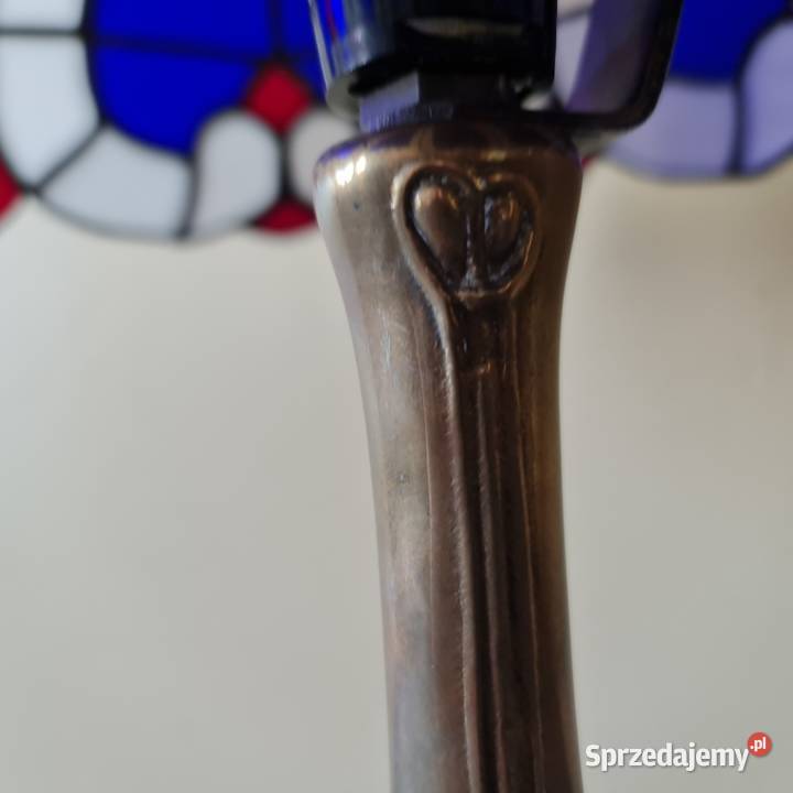 Lampa Tiffany witrażowa Okres PRLu Warszawa