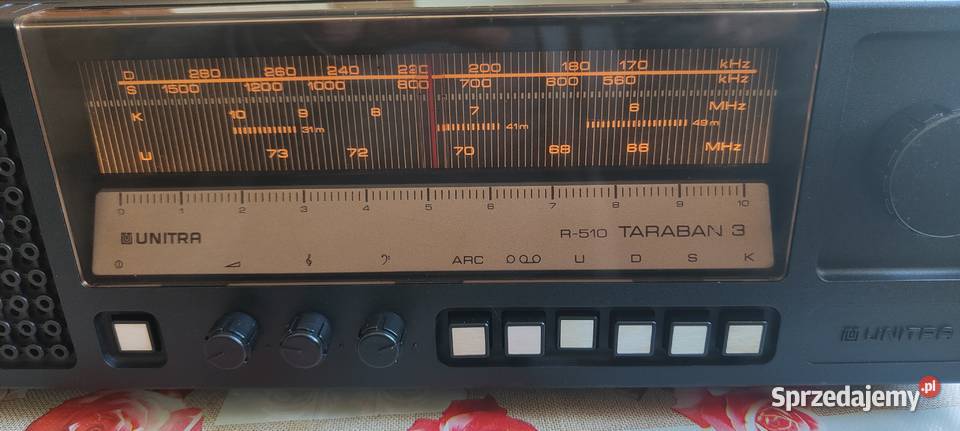 Radio Unitra Taraban3 Przestrojone Piękny Wygląd