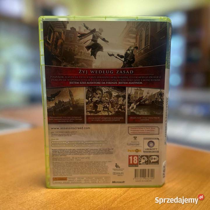 Gra na Xbox 360 Assassinss Creed II warmińsko-mazurskie Elbląg