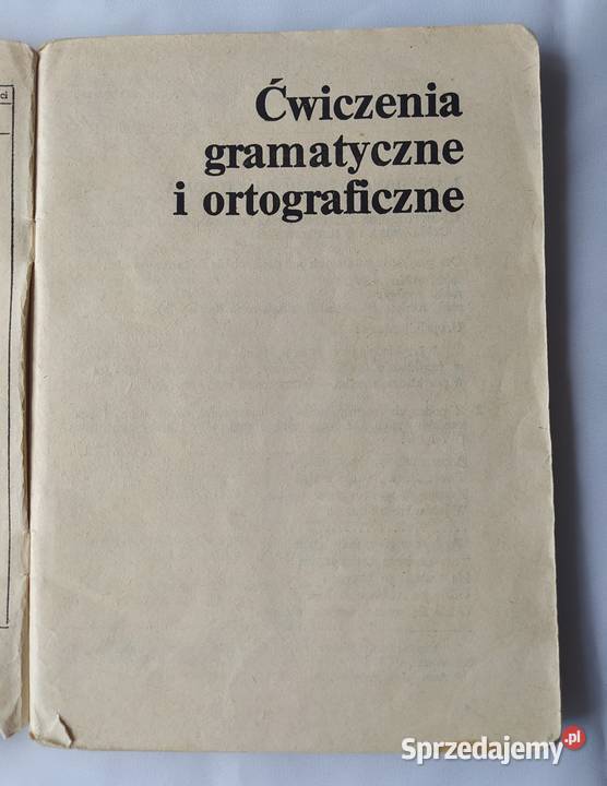 JĘZYK POLSKI 5 gramatyka i ortografia podlaskie Hajnówka sprzedam