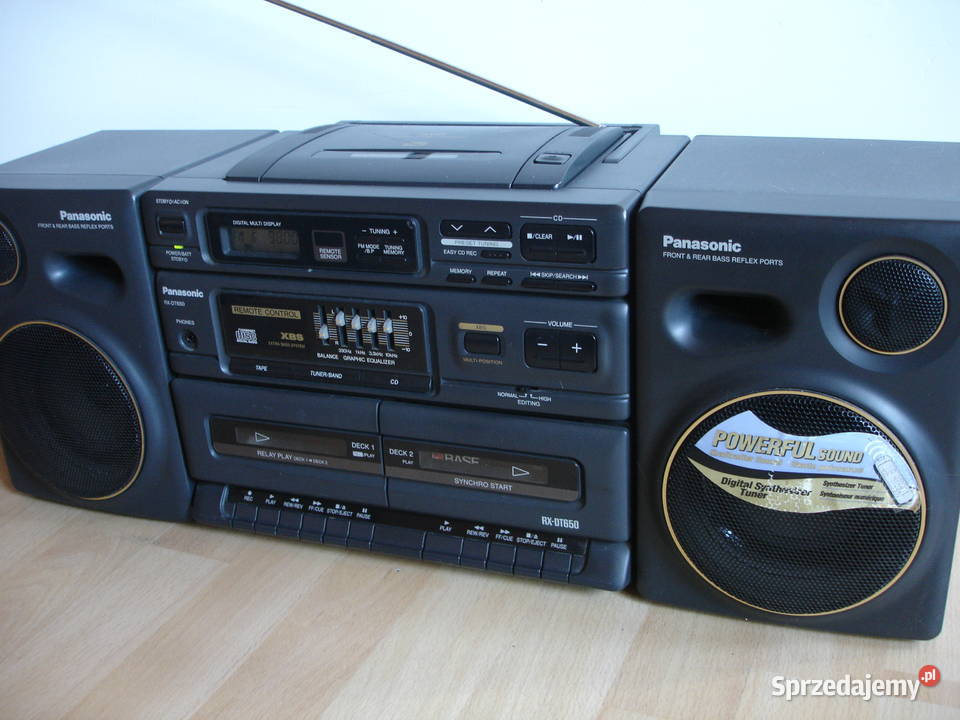 Radiomagnetofon PANASONIC RXDT650 Radioodtwarzacze