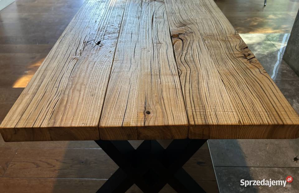 Stolik stare drewno loft industrialny Żegocina