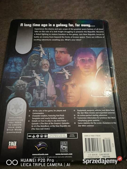 Star Wars Roleplaying Game Core Rulebook Pozostałe Jaworzno sprzedam
