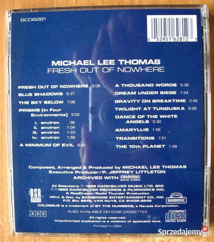 Michael Lee Thomas Fresh Out Of Nowhere Kępice