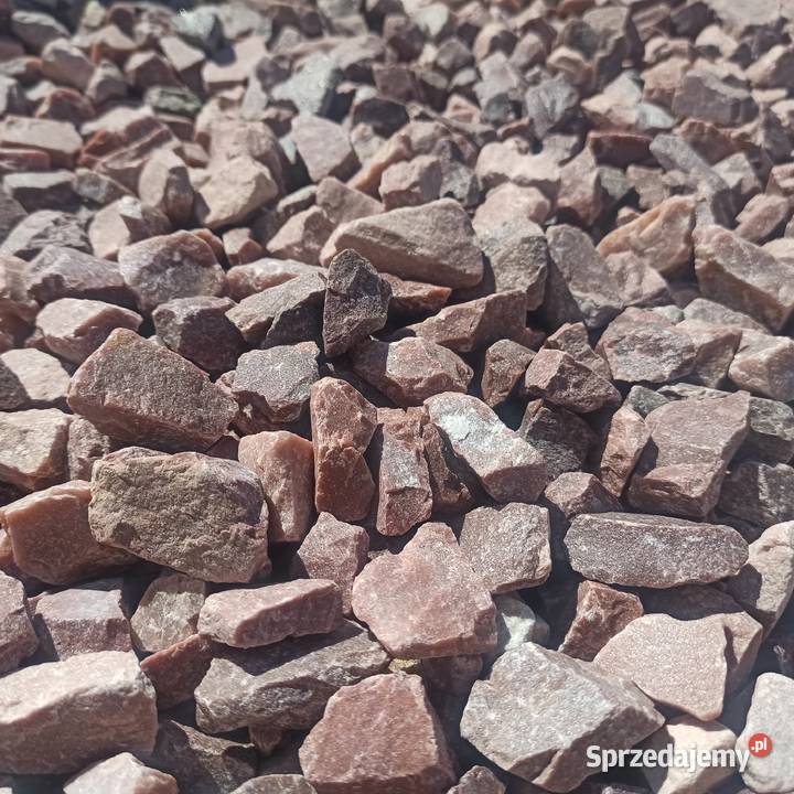 Grys Kwarcowy 1540 mam kamień czerwony Biała Jaworzno