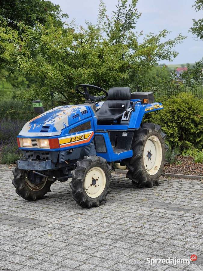 Traktorek ISEKI TU 155 4X4 z glebogryzarka Kraków