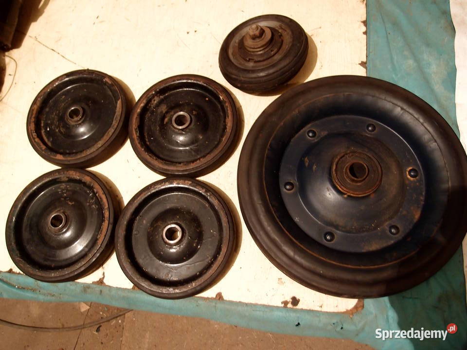 Solidne kółka do wózka platformowego pełne fi Dom i Ogród Łódź