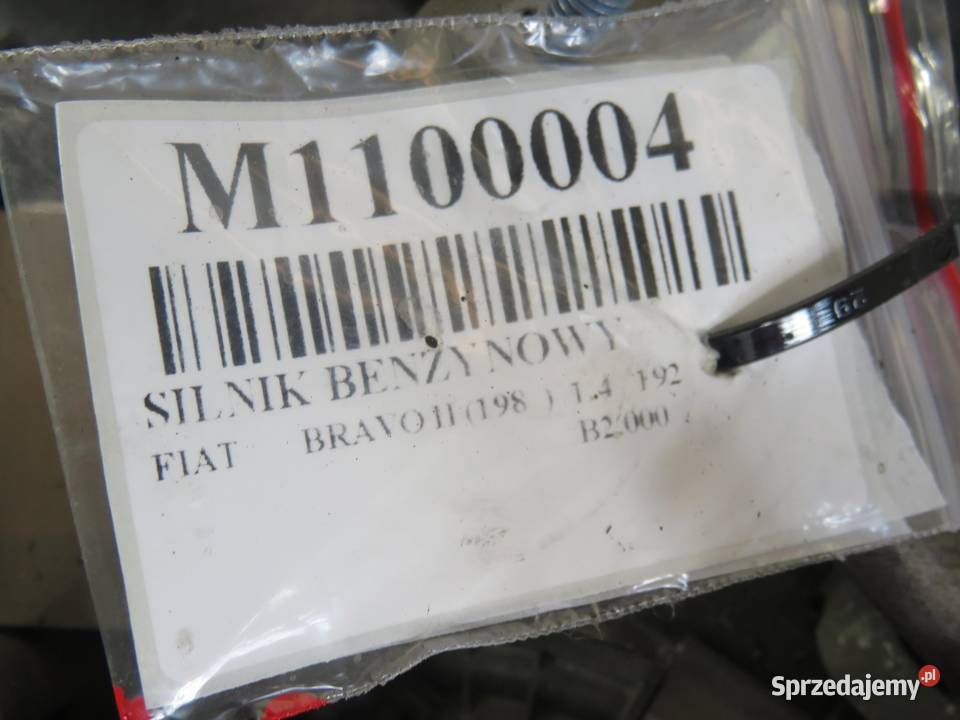 SILNIK FIAT BRAVO II 14 16V 90 192B2000 sprzedam