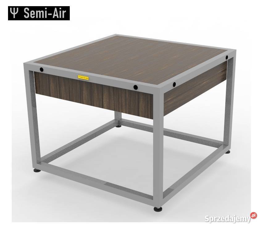 Stolik kawowy stelaż ława stół loft retro