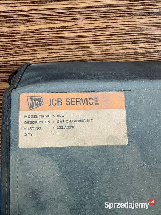 Zestaw do nabijania gazu JCB do młotów nie Suchoraba