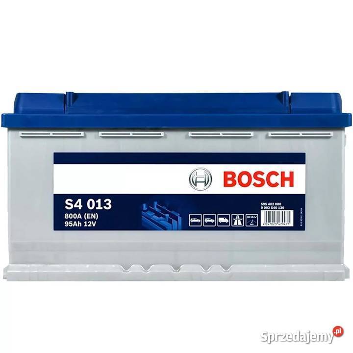 Akumulator Bosch 95Ah 800A EN S4013 PRAWY PLUS Akumulatory mazowieckie