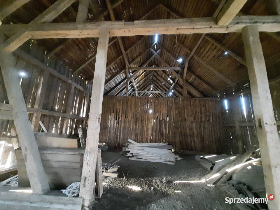 Stodoła drewniana deski bale 100 lat Imionek sprzedam