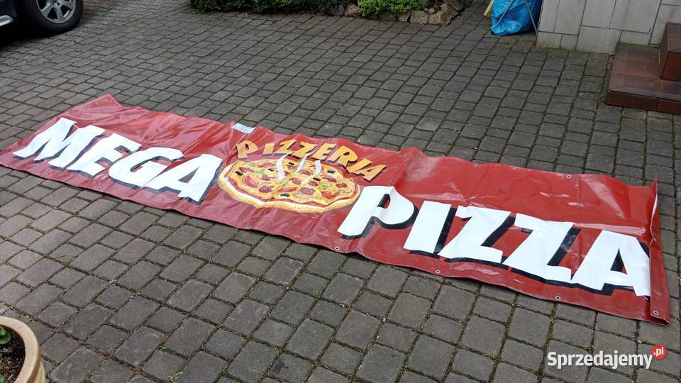 Mega pizza baner reklama 400 x 100 Gdańsk