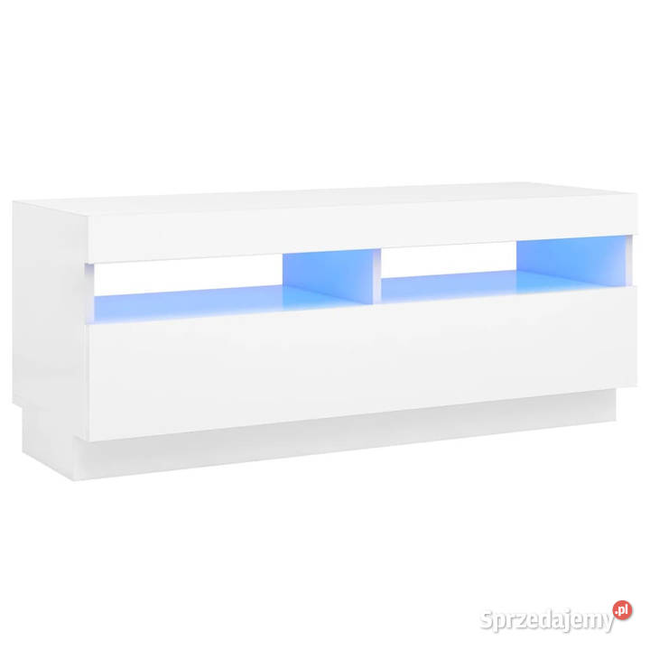 Szafka pod TV z oświetleniem LED biała 100x35x40 Warszawa sprzedam