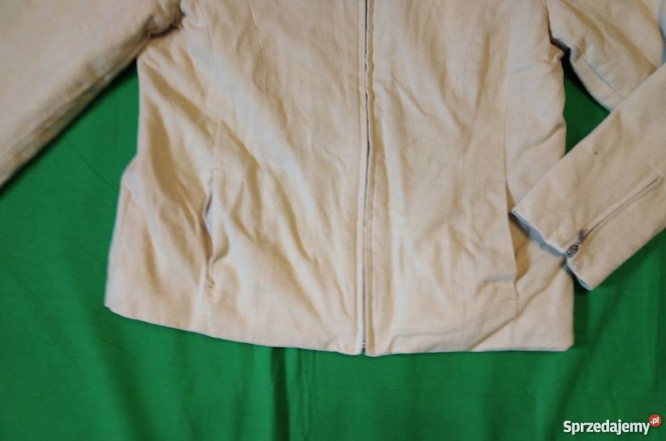 Wiosennojesienna kremowa kurtka brytyjskiej Warszawa sprzedam