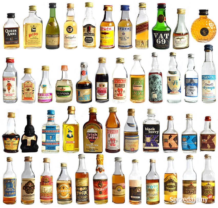 miniaturki buteleczek alkoholi Gdynia