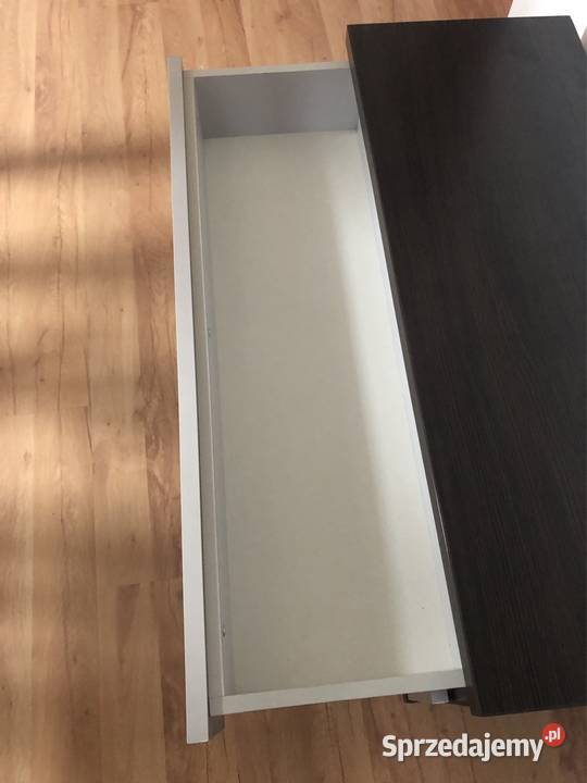 Komoda drewniana z dwoma szufladami z matowego Koszalin