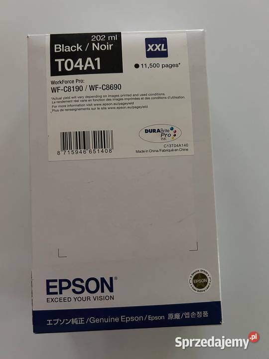 Sprzedam Cartridge Epson T04A1 XXL Części i akcesoria Słupca