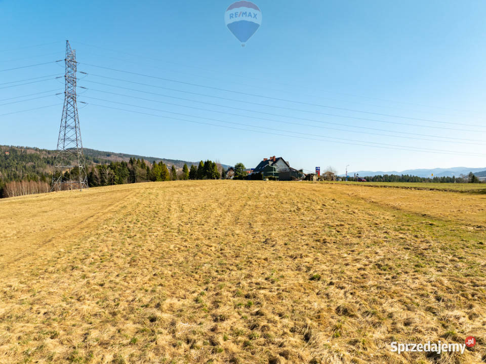 Widokowa działka z pozwoleniem na budowę Naprawa Grunty i działki
