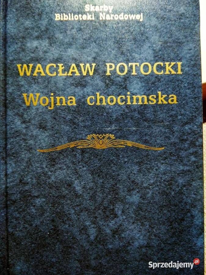 Książki Potocku Wojna chocimska antykwariaty Warszawa