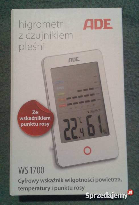 ADE Cyfrowy wskaźnik temperatury i punktu rosy Pozostałe Wołczyn