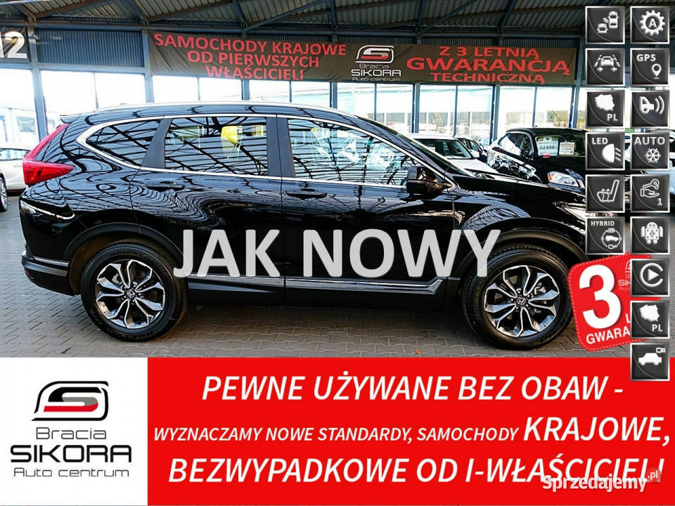 Honda CR-V TYLKO 13tyś KM HYBRID 2,0 184km Gwarancja FABRY I-wł Kraj Bezwy…