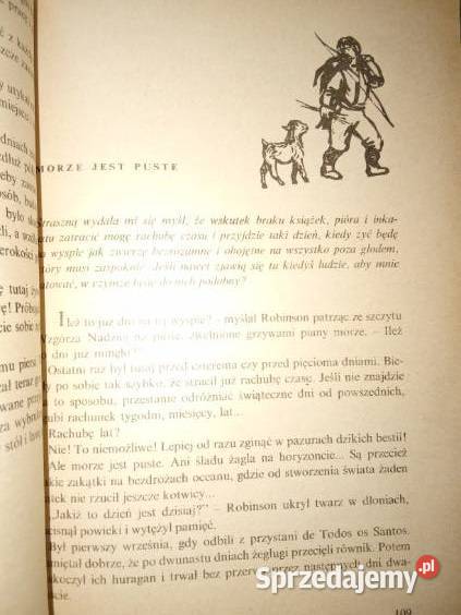 Robinson Cruzoe Defoe przygoda lektura rozbitek Łódź
