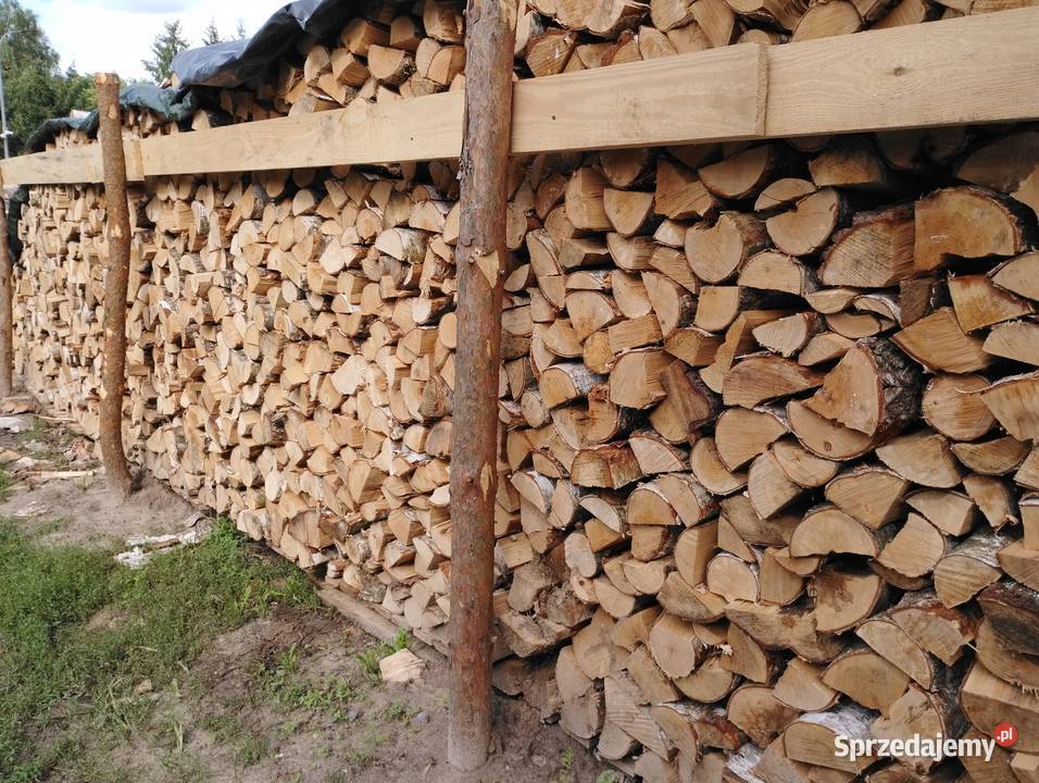Drewno suche sezonowane dąb gwarancja Ogrzewanie Puszczykowo