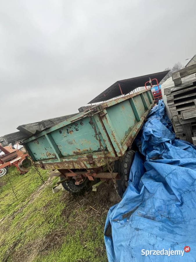 Przyczepa wywrotka niemieckiej produkcji autosan Przyczepy rolnicze Rolnictwo kujawsko-pomorskie Aleksandrów Kujawski