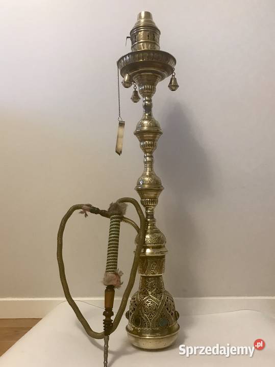 Unikatowa mosiężna fajka wodna Nargile