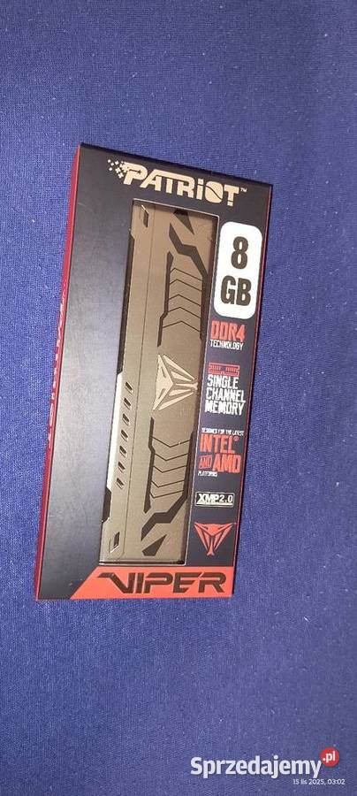 Pamięć RAM Patriot Viper Steel DDR4 8GB 3000 Dąbrowa Górnicza