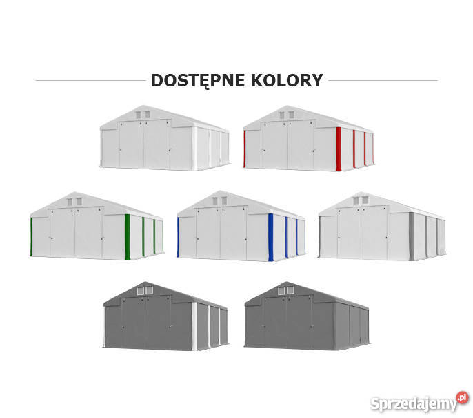 3x6m Namiot TARGOWY wiata MAGAZYNOWY 530gm2 Olsztyn