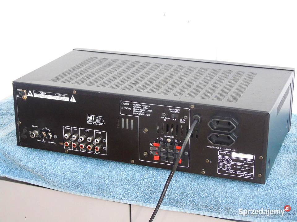 Amplituner Kenwood KRA4040 sprawny i ładny Jasło