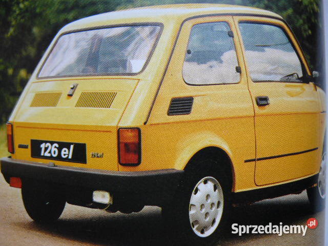 Fiat 126 EL instrukcja obslugiwykaz serwisow sprzedam