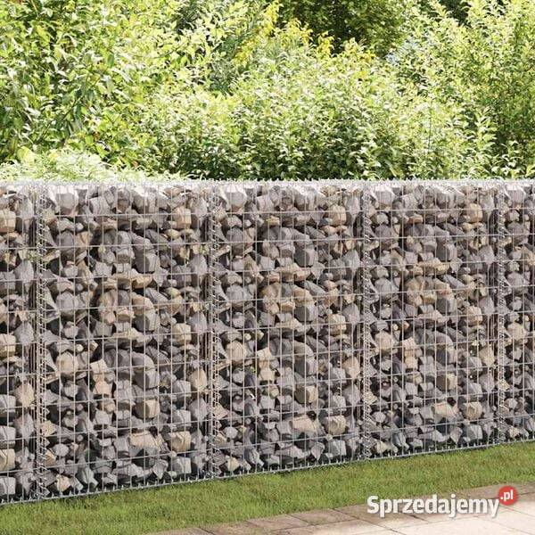 vidaXL Mur gabionowy z pokrywami galwanizowana mazowieckie Warszawa