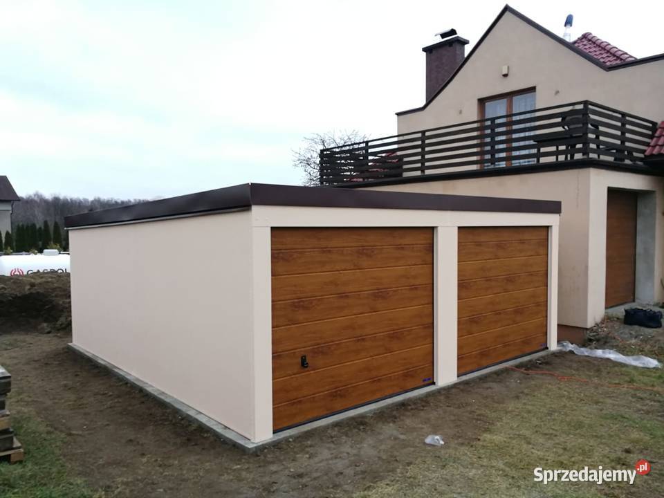 Garaże blaszane tynkowane PROMOCJA 20