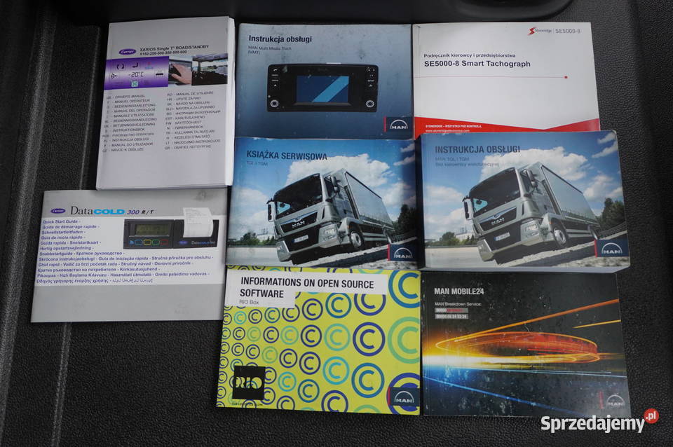 MAN TGL 12190 Zabudowa chłodnia 14 EPALCarrier pierwszy właściciel Kraków