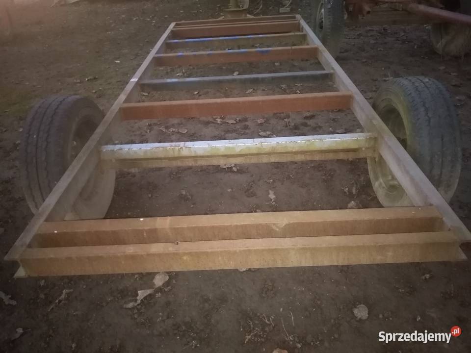 Laweta rolnicza przyczepa do drewna belwciągarka Chmielnik