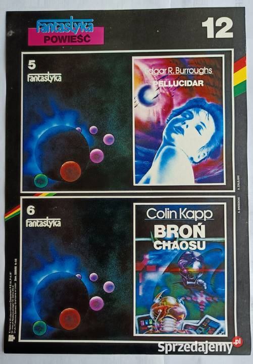 Fantastyka rocznik 1985r z plakatamiokładkami do miękka pomorskie Gdynia