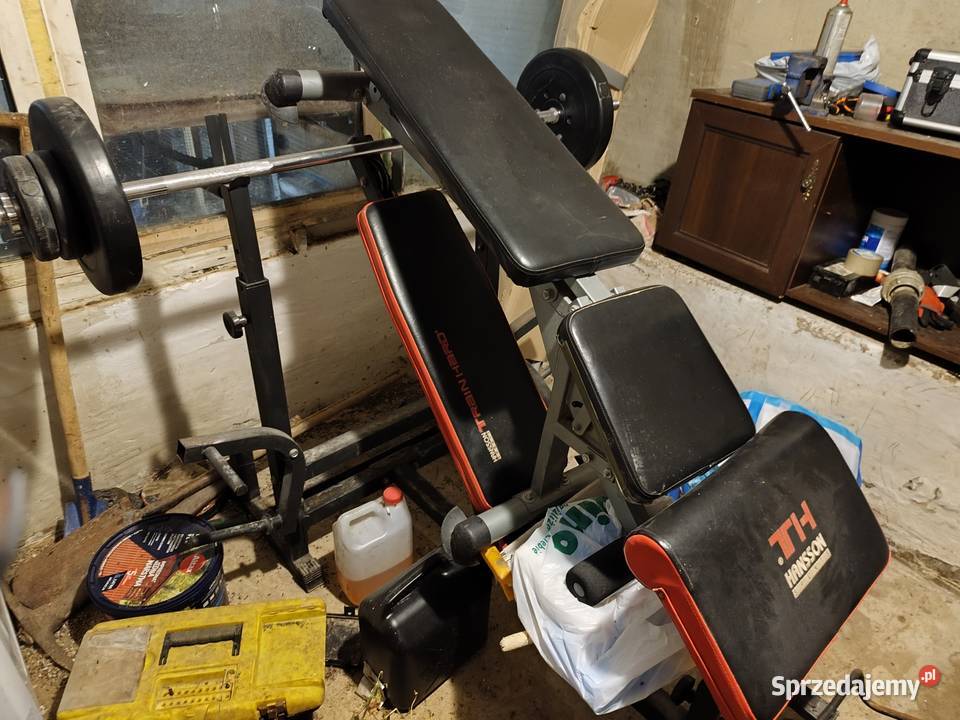 Wyposażenie siłowni Domaszków sprzedam